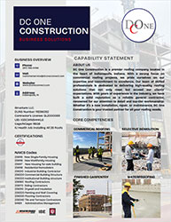 Business Capabilities Statement